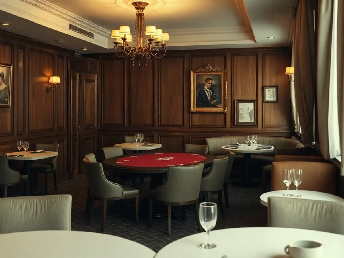 Salon calme dans la continuité de la salle à manger